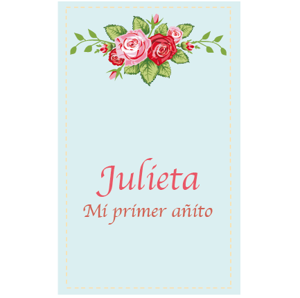 Tarjetas rectangulares aguamarina Vintage 16u